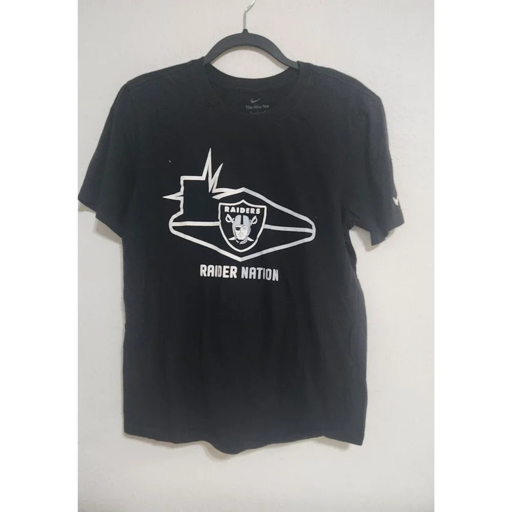 The Nike Tee RAIDER NATION Las Vegas Raiders T-Shirt Men's Size M